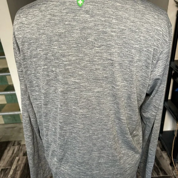 White Sierra Insect Shield Repellent Men's Heather Gray Blue Long Sleeve Shirt L - Picture 3 of 4